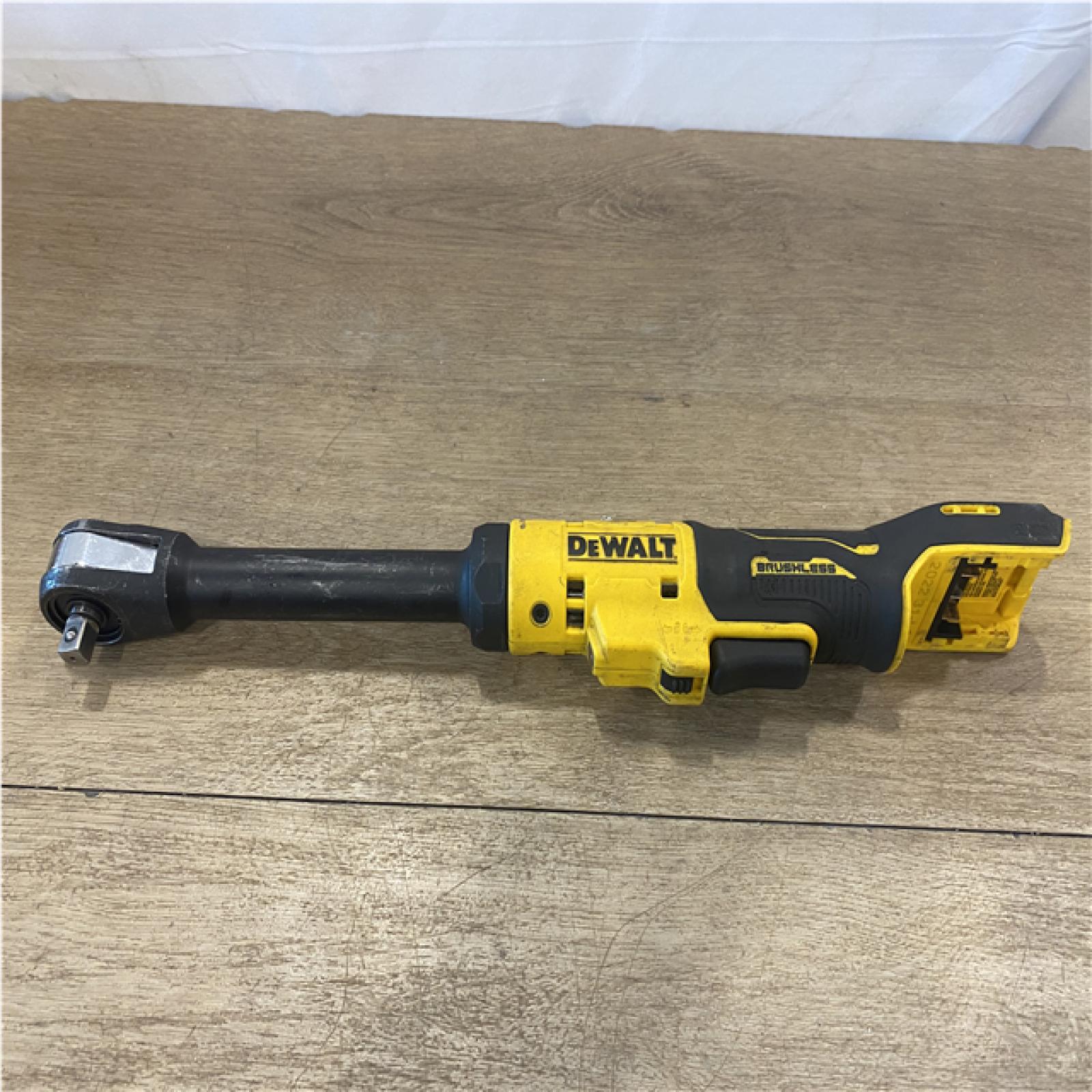 as-is DEWALT ATOMIC 20V MAX 3/8 in. Extended Reach Cordless Ratchet (Tool Only)