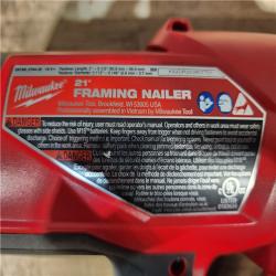 HOUSTON LOCATION - AS - IS Milwaukee FUEL 3-1/2 in. 18-Volt 21-Degree Lithium-Ion Brushless Cordless Framing Nailer (Tool-Only)