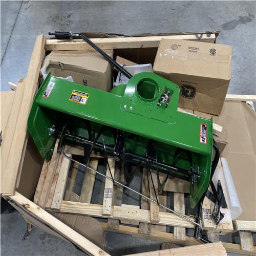 DALLAS LOCATION- JOHN DEERE 44in. Snow Blower Attachment For 100 & 200 Series Tractors