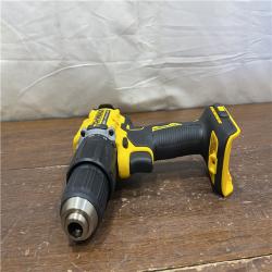 AS-IS DEWALT ATOMIC 20-Volt Lithium-Ion Cordless 1/2 in. Compact Hammer Drill with 3.0Ah Battery, Charger and Bag