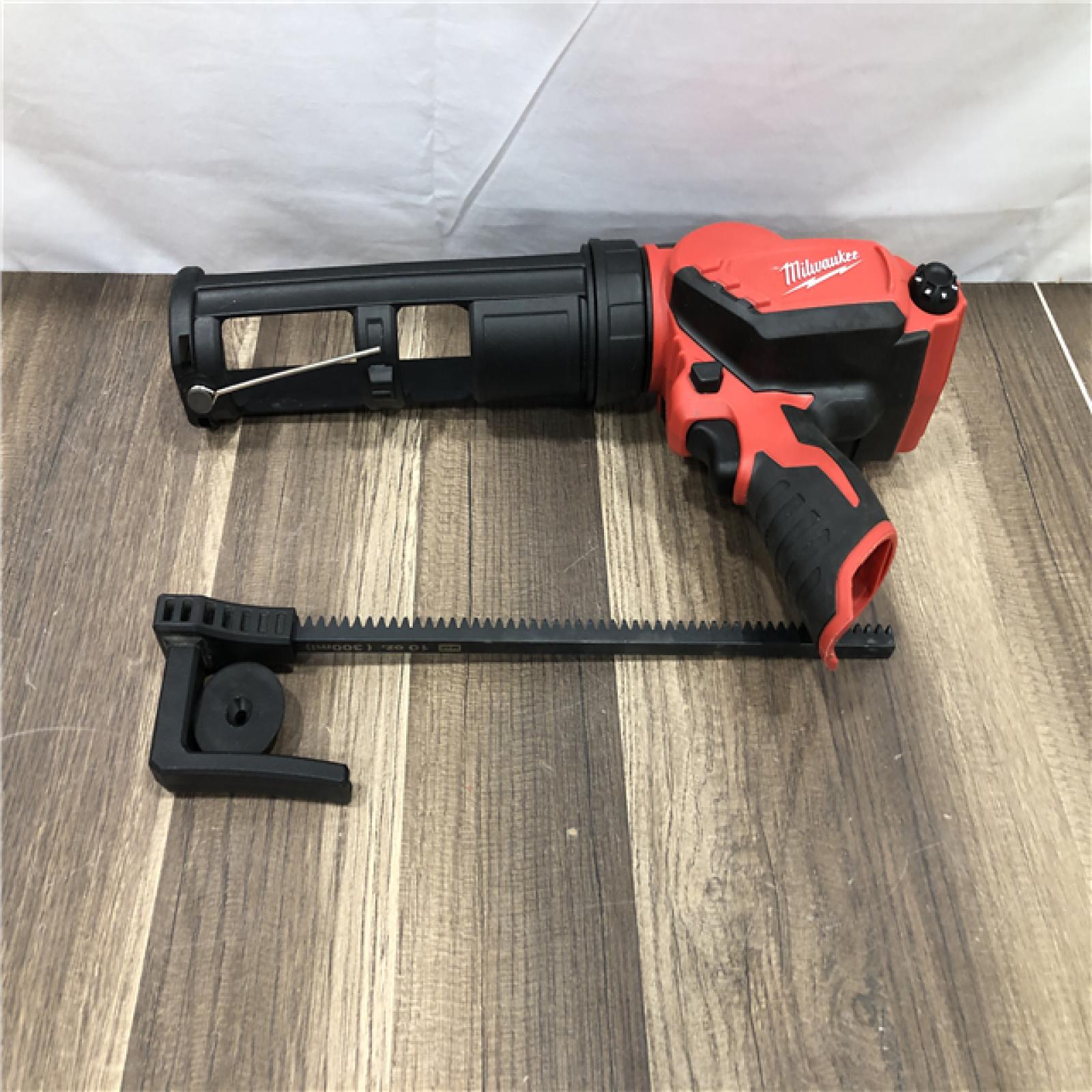 AS-IS Milwaukee 12V Lithium-Ion Cordless 10 oz. Adhesive and Caulk Gun (Tool-Only)