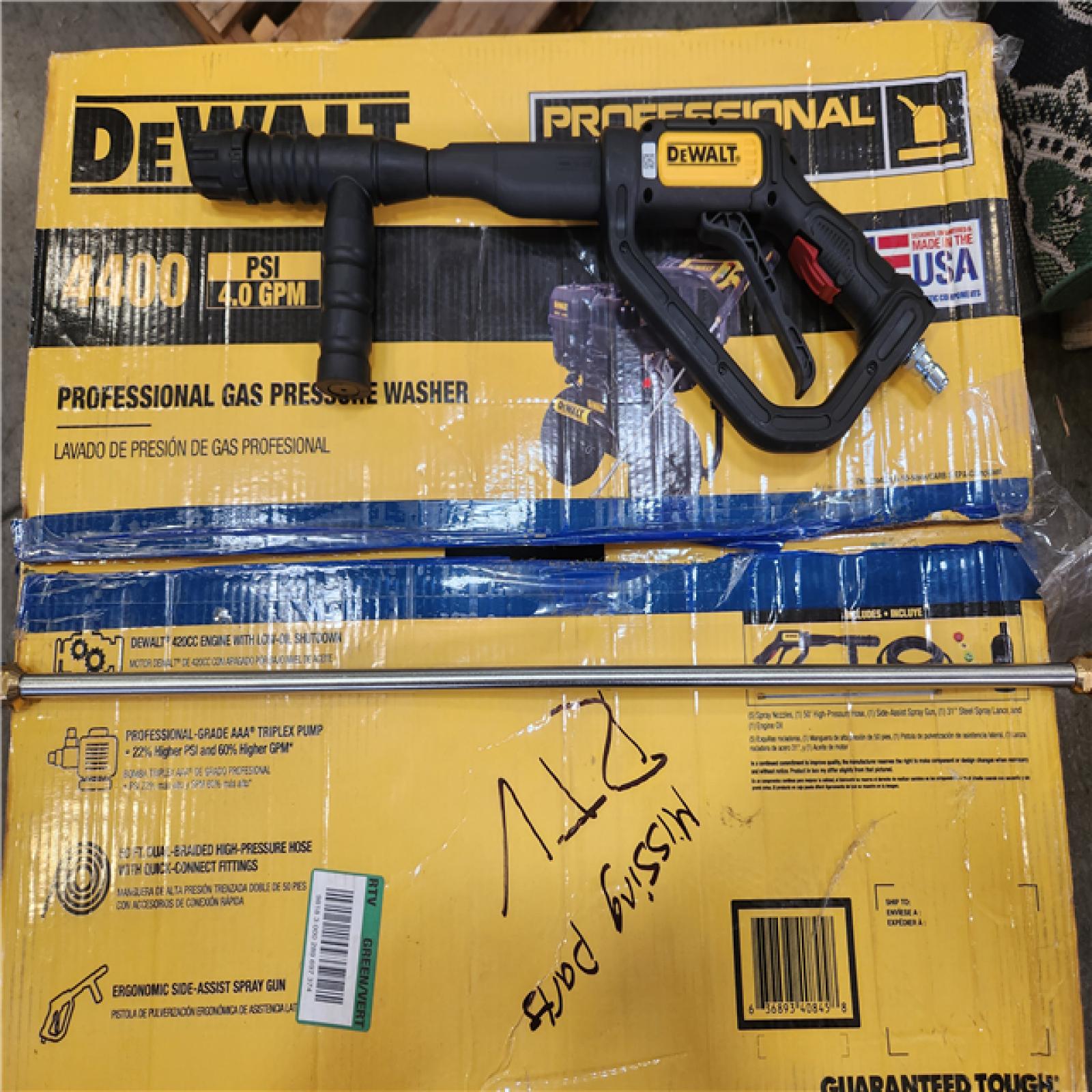 Phoenix NEW DEWALT 4400 PSI 4.0 GPM Cold Water Gas Pressure Washer