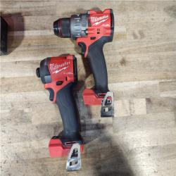 HOUSTON LOCATION - AS-IS Milwaukee FUEL 18V Lithium-Ion Brushless Cordless Hammer Drill and Impact Driver Combo Kit