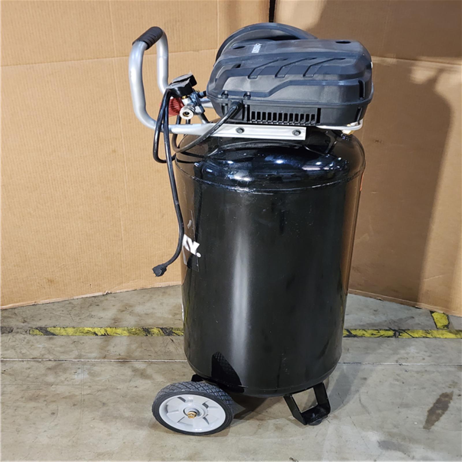 HOUSTON LOCATION - AS-IS Husky 20 Gal. 200 PSI Oil Free Portable Vertical Electric Air Compressor
