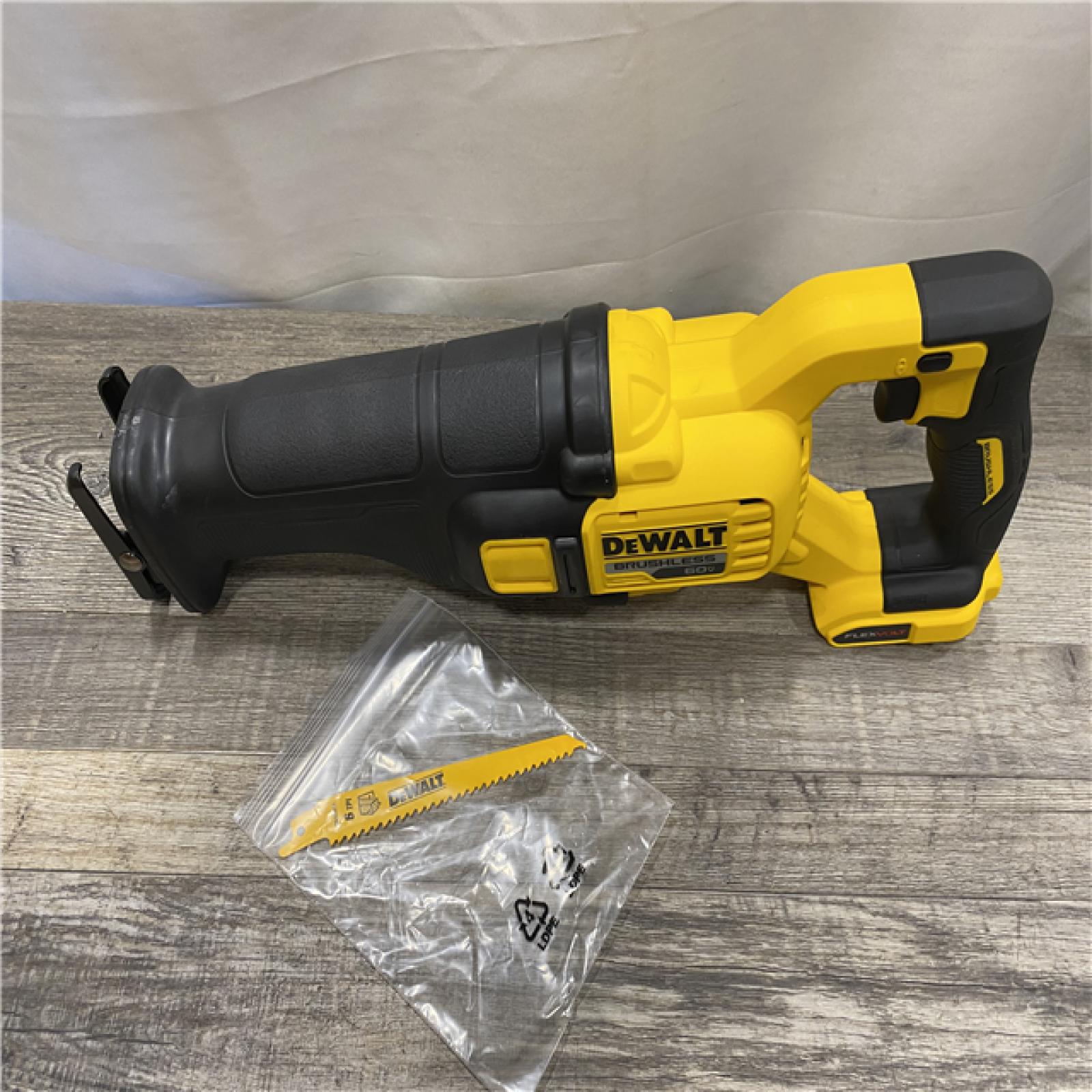 AS-IS DEWALT FLEXVOLT 60V MAX Cordless Brushless Reciprocating Saw (Tool Only)