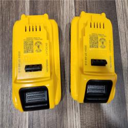 AS-IS - Dewalt 20-Volt MAX Lithium-Ion 4.0 Ah Compact Battery Pack (2-Pack)