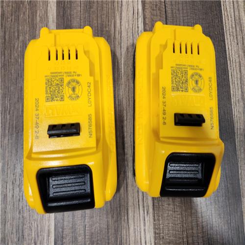 AS-IS - Dewalt 20-Volt MAX Lithium-Ion 4.0 Ah Compact Battery Pack (2-Pack)