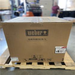 DALLAS LOCATION - Weber Genesis Smart SX-335 3-Burner Liquid Propane Gas Grill in Stainless Steel with Side Burner