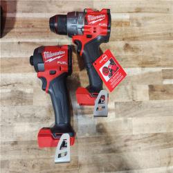 HOUSTON LOCATION - AS-IS Milwaukee FUEL 18V Lithium-Ion Brushless Cordless Hammer Drill and Impact Driver Combo Kit
