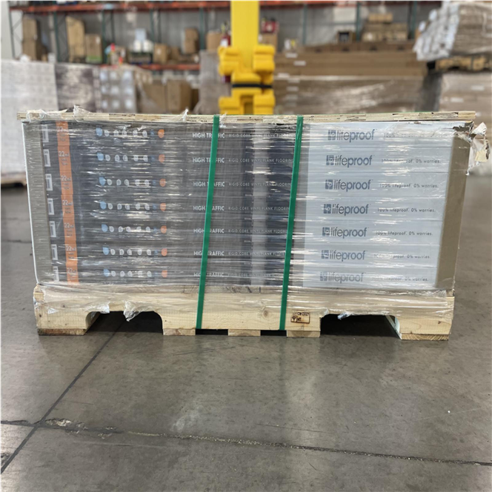 DALLAS LOCATION - Lifeproof Eastmoor Chestnut 22 MIL x 8.7 in. W x 48 in. L Click Lock Waterproof Luxury Vinyl Plank Flooring PALLET-(28 CASES)