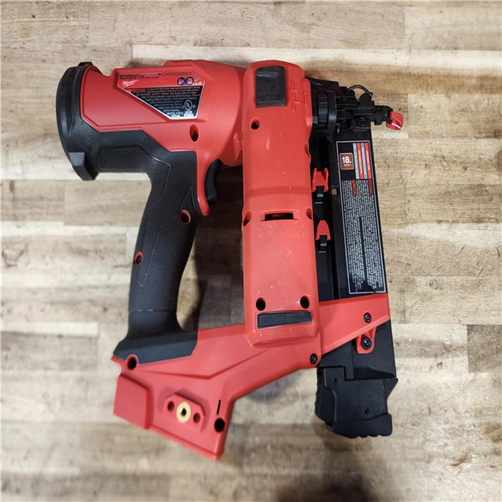 HOUSTON LOCATION - AS-IS Milwaukee FUEL 18-Volt Lithium-Ion Brushless Cordless Gen II 18-Gauge Brad Nailer (Tool-Only)