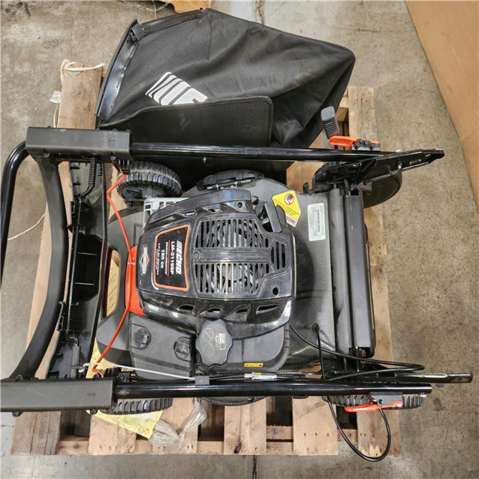 Phoenix LIKE NEW ECHO 21 in. 190 cc Briggs and Stratton Gas 3-in-1 Dual Blade RWD Self-Propelled Lawn Mower with Single Lever Deck Adjustment