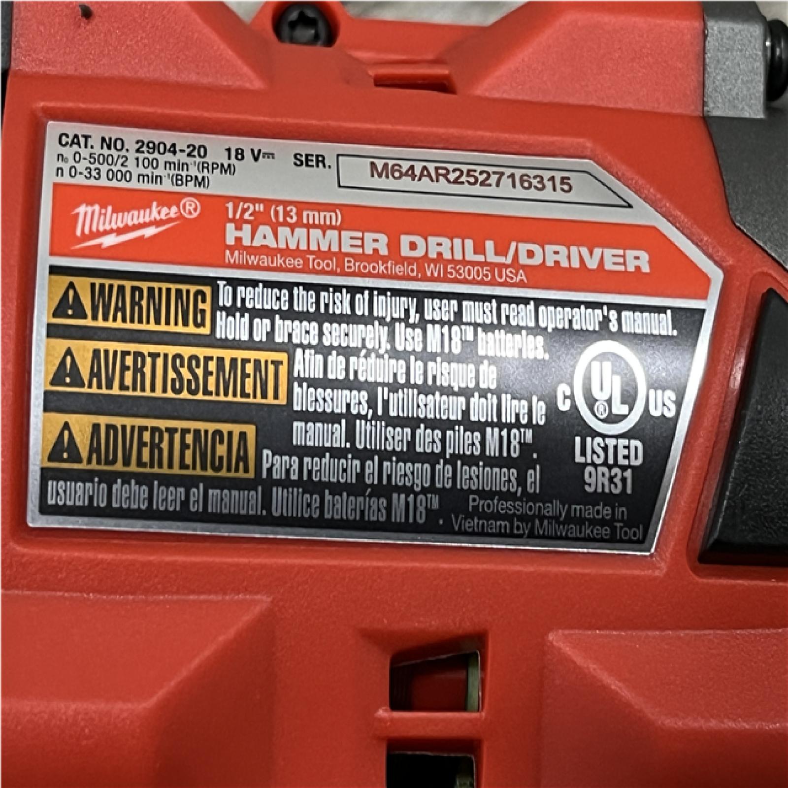 NEW - Milwaukee FUEL 18V Lithium-Ion Brushless Cordless Hammer Drill and Impact Driver Combo Kit