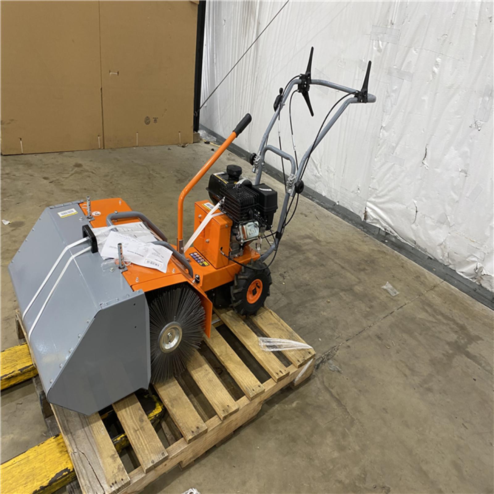 Houston Location - AS-IS Yardmax 209cc Power Sweeper