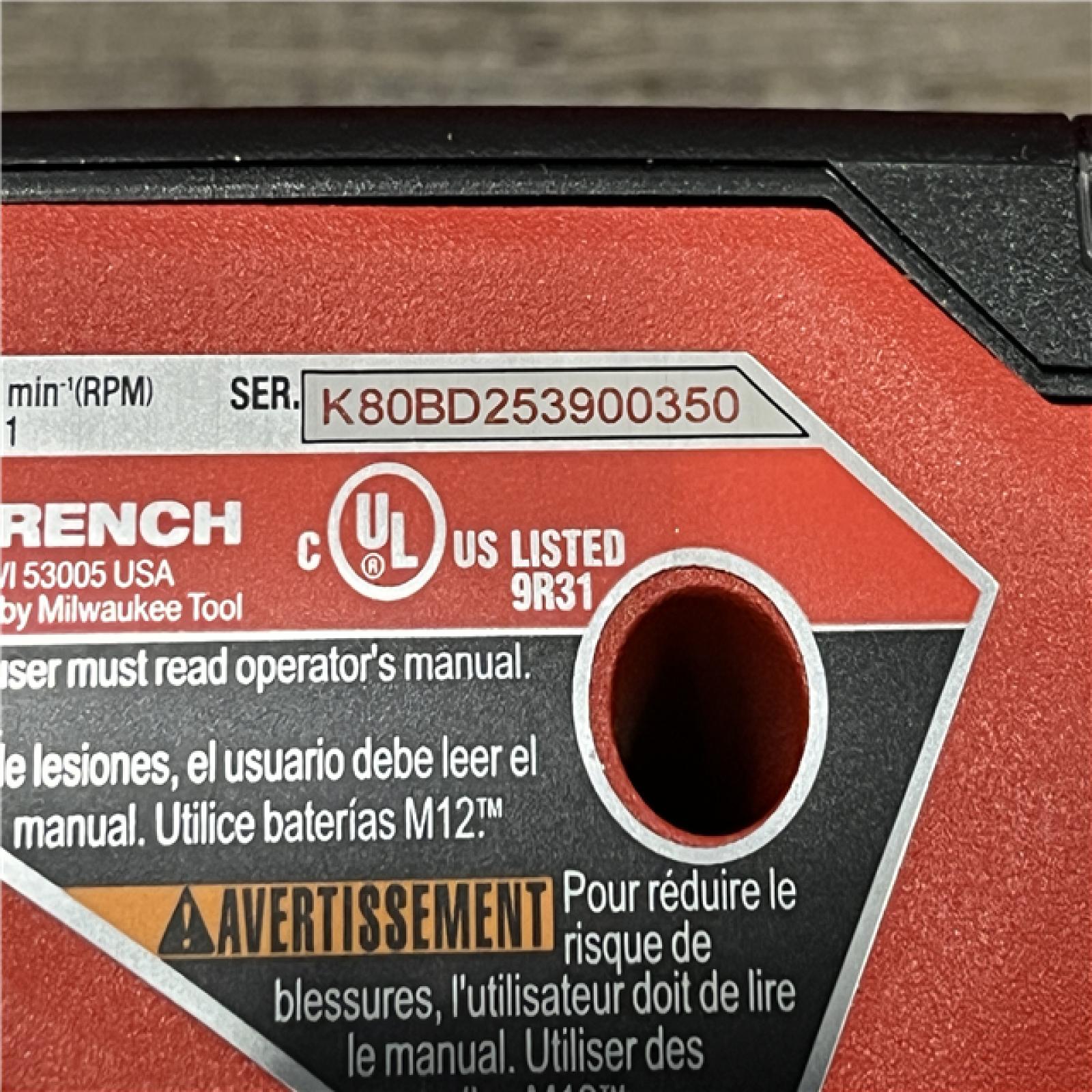 LIKE NEW - Milwaukee FUEL One-Key 12-Volt Lithium-Ion Brushless Cordless 1/2 in. Digital Torque Wrench (Tool-Only)