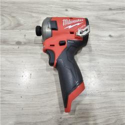 AS-IS Milwaukee FUEL 12V Lithium-Ion Brushless Cordless 1/4 in. Hex Impact Driver (Tool-Only)