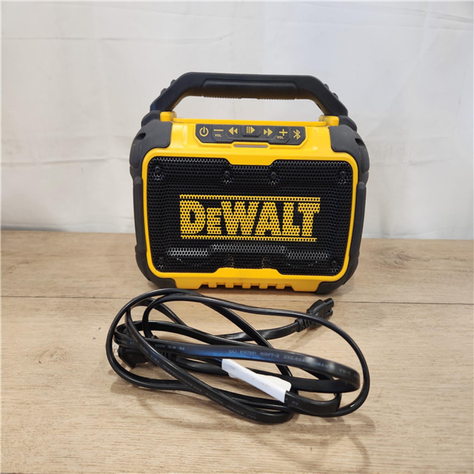 AS-IS- DeWalt Bluetooth Speaker (Tool-Only)