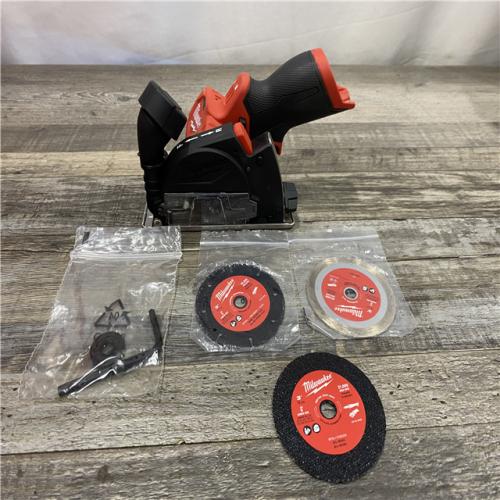 AS-IS Milwaukee FUEL 12V Lithium-Ion Brushless Cordless 3 in. Cut Off Saw (Tool-Only)