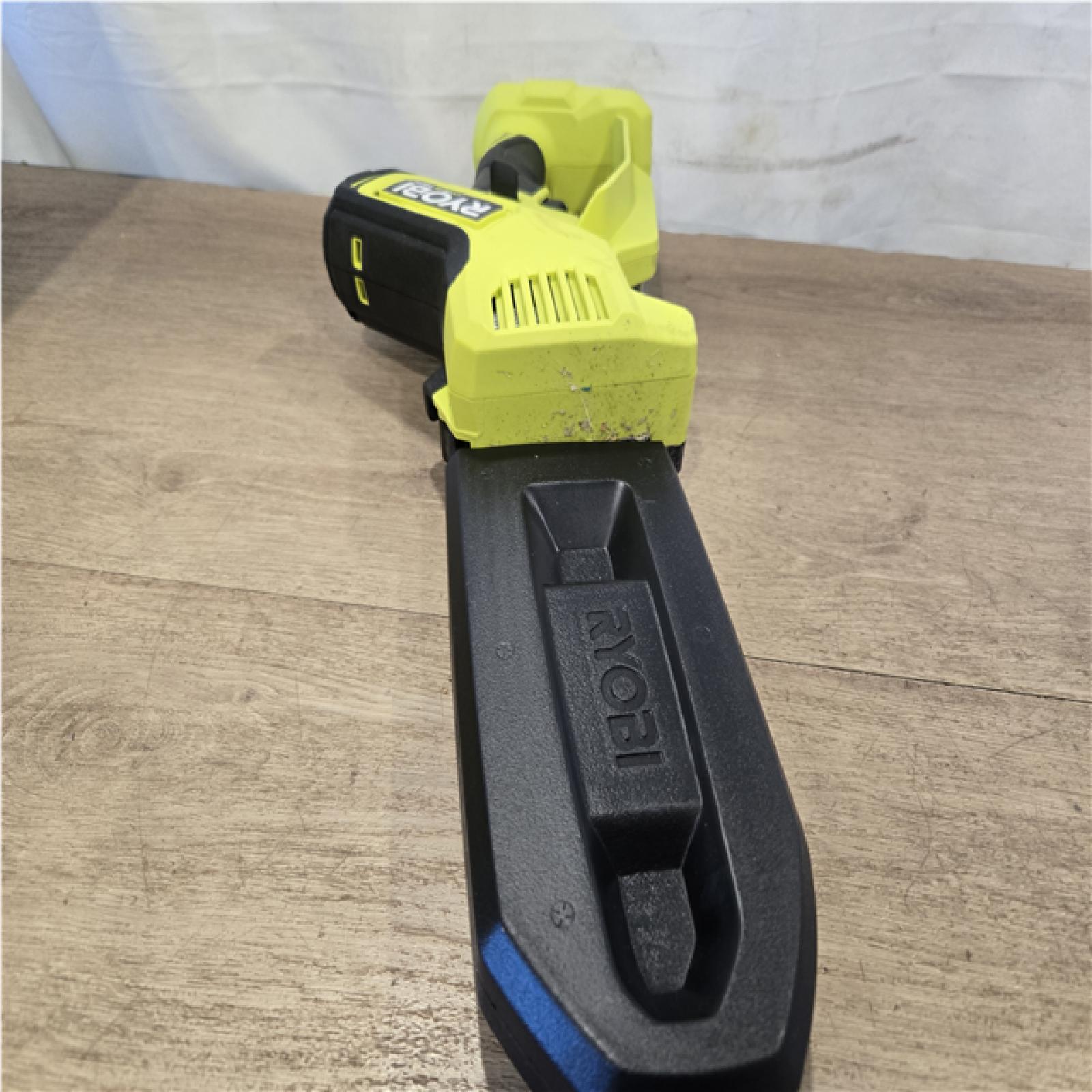 AS-IS RYOBI ONE+ HP 18V Brushless Cordless 8 in. Compact Pruning Mini Chainsaw (Tool Only)