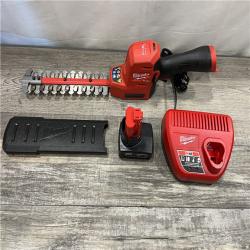 AS-IS Milwaukee FUEL 8 in. 12V Lithium-Ion Brushless Cordless Hedge Trimmer Kit