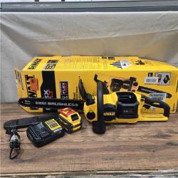 AS-IS DEWALT  FLEXVOLT 60V MAX 16in. Brushless Cordless Battery Powered Chainsaw Kit with (1) FLEXVOLT 2 Ah Battery & Charger