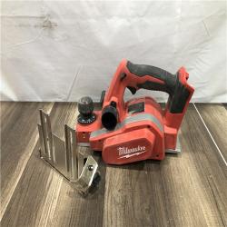 AS-IS Milwaukee M18 18V Lithium-Ion Cordless 3-1/4 in. Planer (Tool-Only)