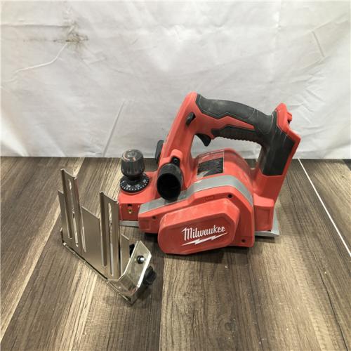 AS-IS Milwaukee M18 18V Lithium-Ion Cordless 3-1/4 in. Planer (Tool-Only)