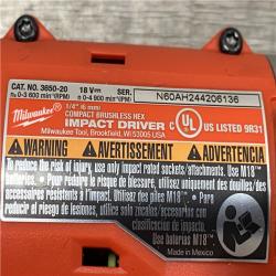 AS-IS Milwaukee 18V Lithium-Ion Brushless Cordless Compact Drill/Impact Combo Kit