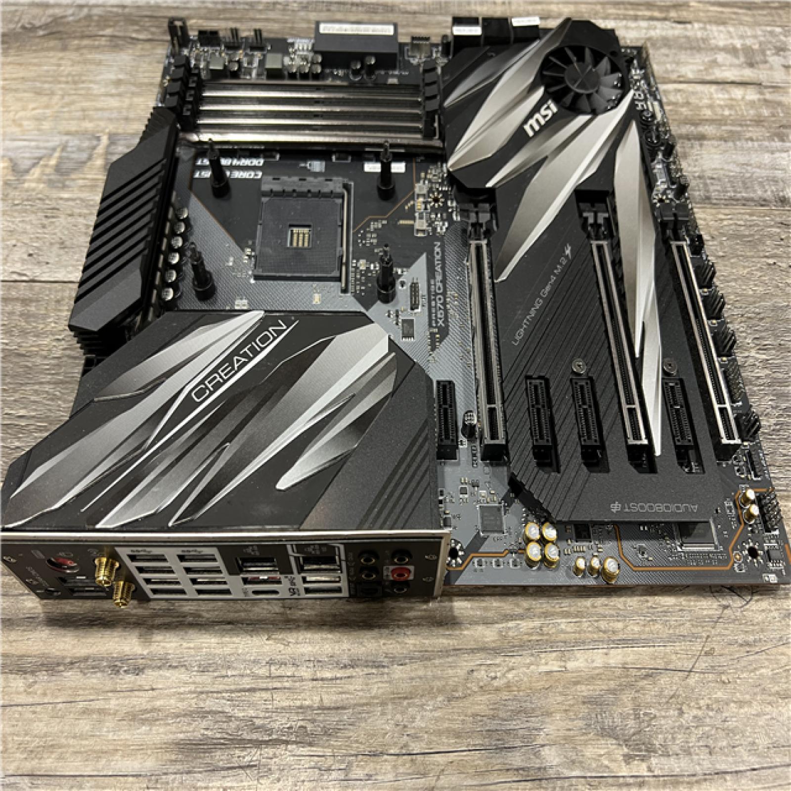 AS-IS MSI PRESTIGE X570 CREATION AMD X570 DDR4 Socket AM4 E-ATX Motherboard
