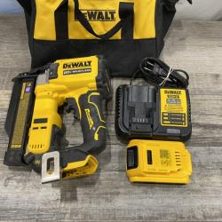 AS-IS DEWALT ATOMIC 20V MAX Lithium Ion Cordless 23 Gauge Pin Nailer Kit