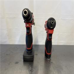 AS-IS- Milwaukee 12V Brushless Hammer Drill and Impact Driver Combo Kit