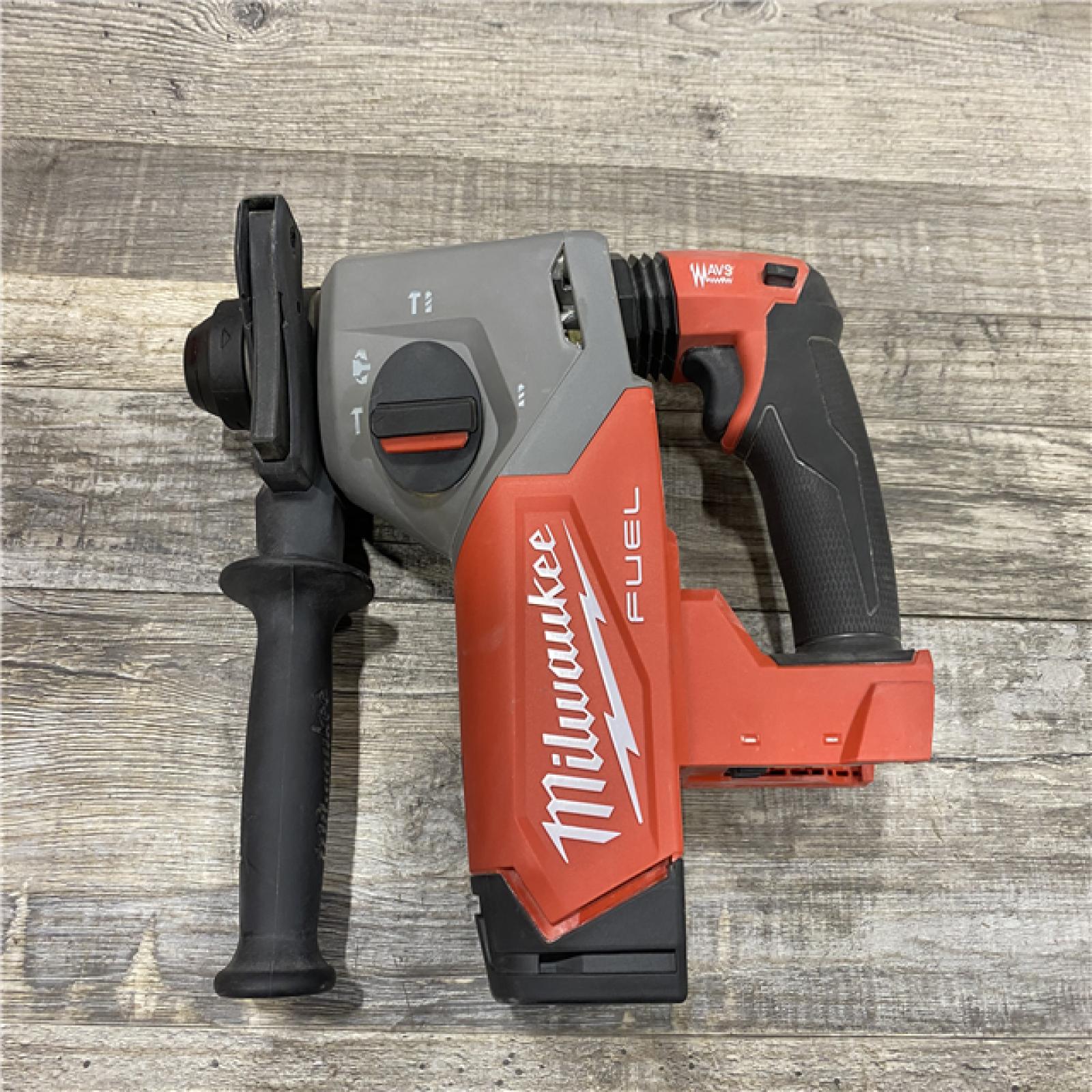 AS-IS Milwaukee FUEL 18V Lithium-Ion Brushless Cordless 1 in. SDS-Plus Rotary Hammer (Tool-Only)