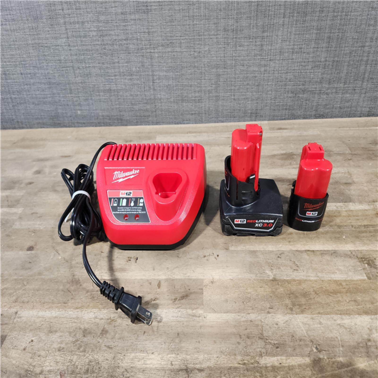 HOUSTON LOCATION - AS-IS Milwaukee 3497-22 12V Brushless Hammer Drill and Impact Driver Combo Kit