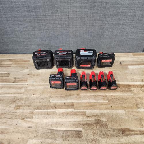 HOUSTON LOCATION - AS - IS MILWAUKEE BATTERY PACK QTY - 10