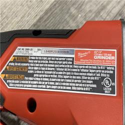 AS-IS Milwaukee  FUEL 18V Lithium-Ion Brushless Cordless 4-1/2 in./5 in. Grinder w/Paddle Switch (Tool-Only)