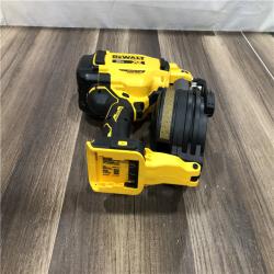 AS-IS DEWALT 20V MAX Lithium-Ion 15-Degree Electric Cordless Roofing Nailer Kit