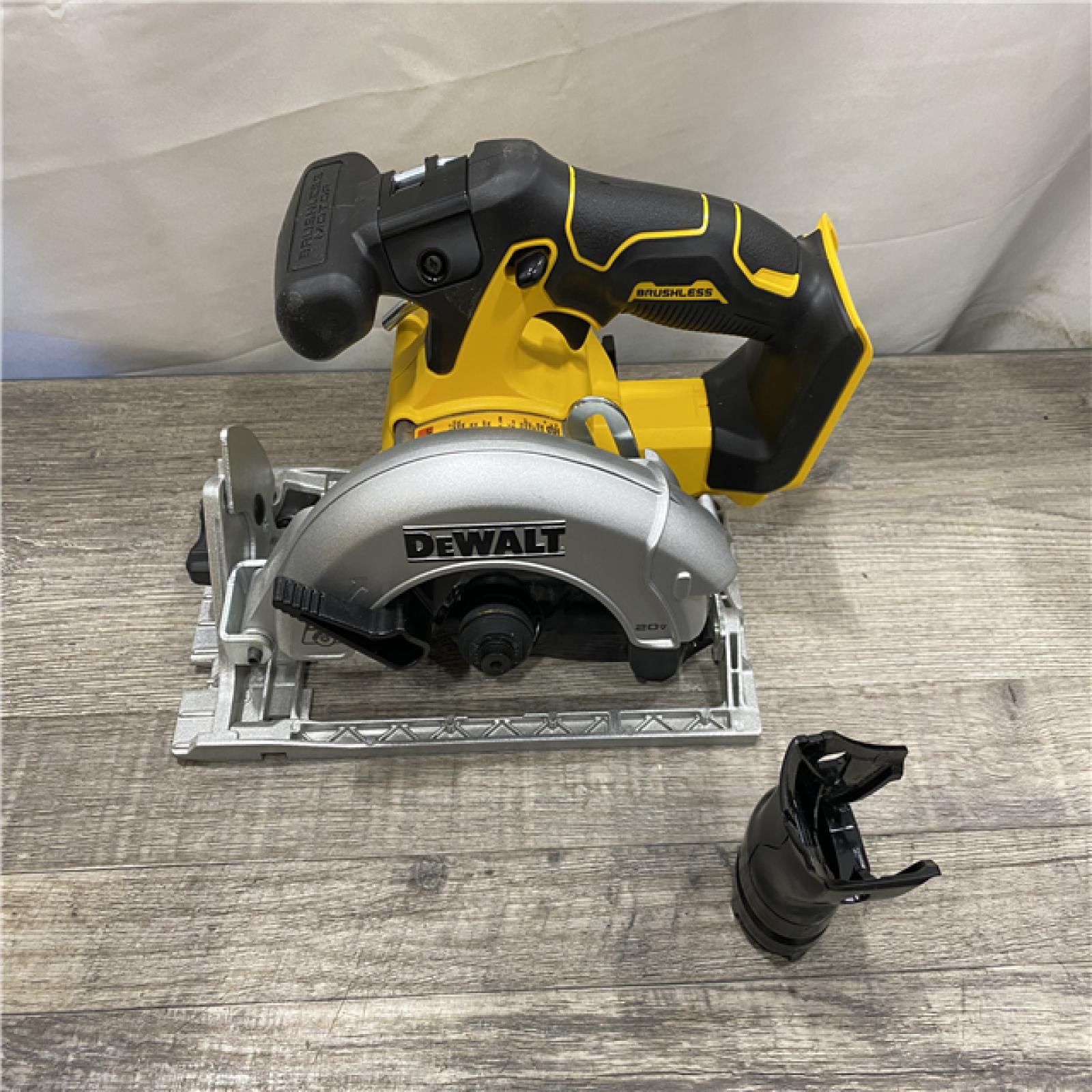AS-IS DEWALT 20V MAX Cordless Brushless 6-1/2 in. Sidewinder Style Circular Saw (Tool Only)