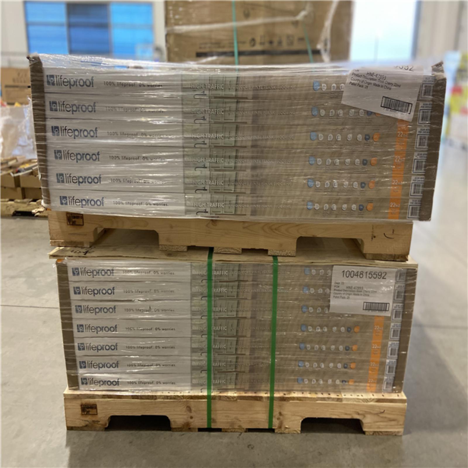 DALLAS LOCATION - Lifeproof Dusk Cherry 22 MIL x 8.7 in. W x 48 in. L Click Lock Waterproof Luxury Vinyl Plank Flooring (20.1 sqft/case) - 52 CASES