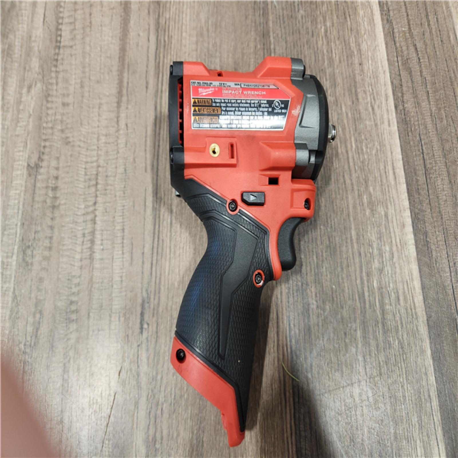 AS-IS- Milwaukee M12 FUEL M12 3/8 in. Cordless Brushless High Torque Impact Wrench (Tool-Only)