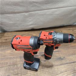AS-IS Milwaukee 3497-22 12V Brushless Hammer Drill and Impact Driver Combo Kit