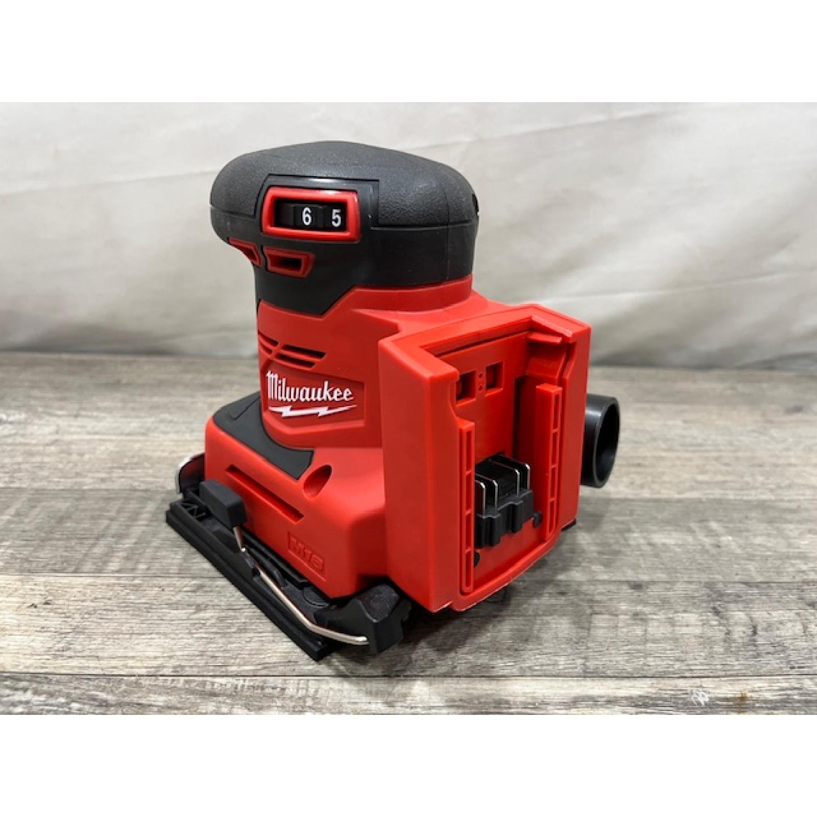 AS-IS Milwaukee 18V Lithium-Ion Cordless 1/4 in. Sheet Sander (Tool-Only)