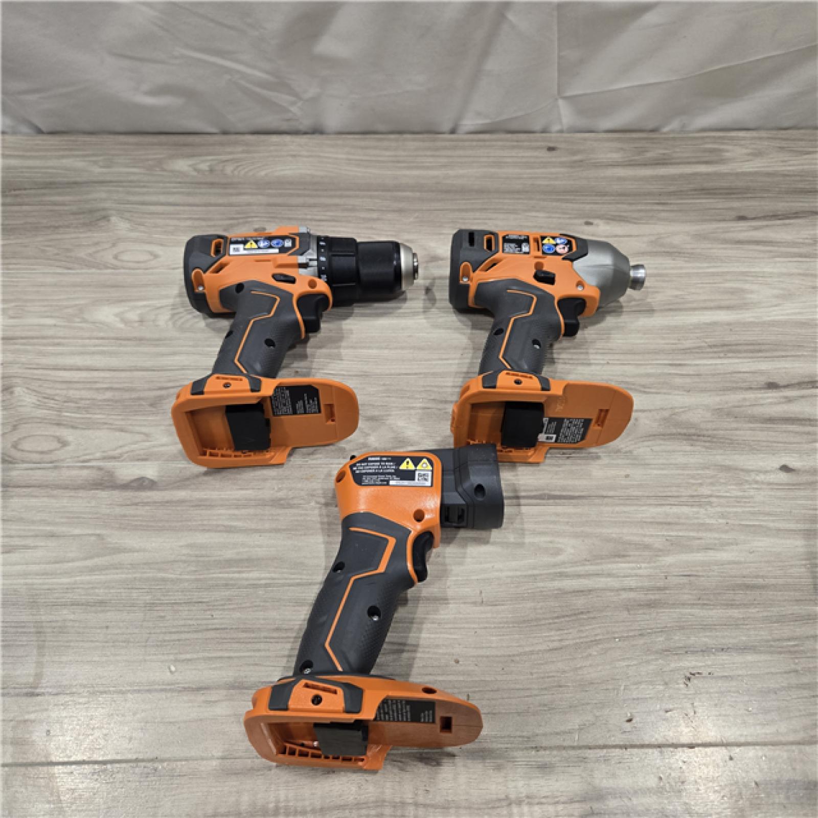 AS-IS RIDGID 18V Cordless 8-Tool Combo Kit