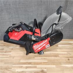 HOUSTON LOCATION - AS-IS MX FUEL Lithium-Ion 14 in. Cut Off Saw Kit with RAPIDSTOP Brake W/ (1) FORGE XC12.0 Batteries