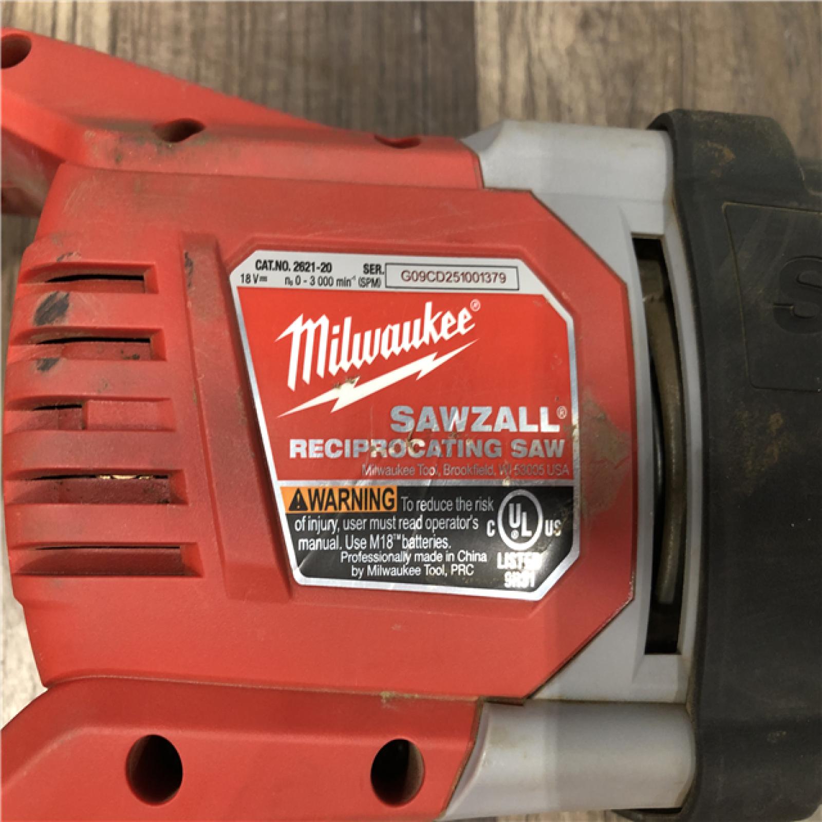 AS-IS Milwaukee 18V Lithium-Ion Cordless SAWZALL Reciprocating Saw (Tool-Only)