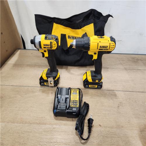 AS-IS- DEWALT 20V MAX Cordless Drill/Impact 2 Tool Combo Kit
