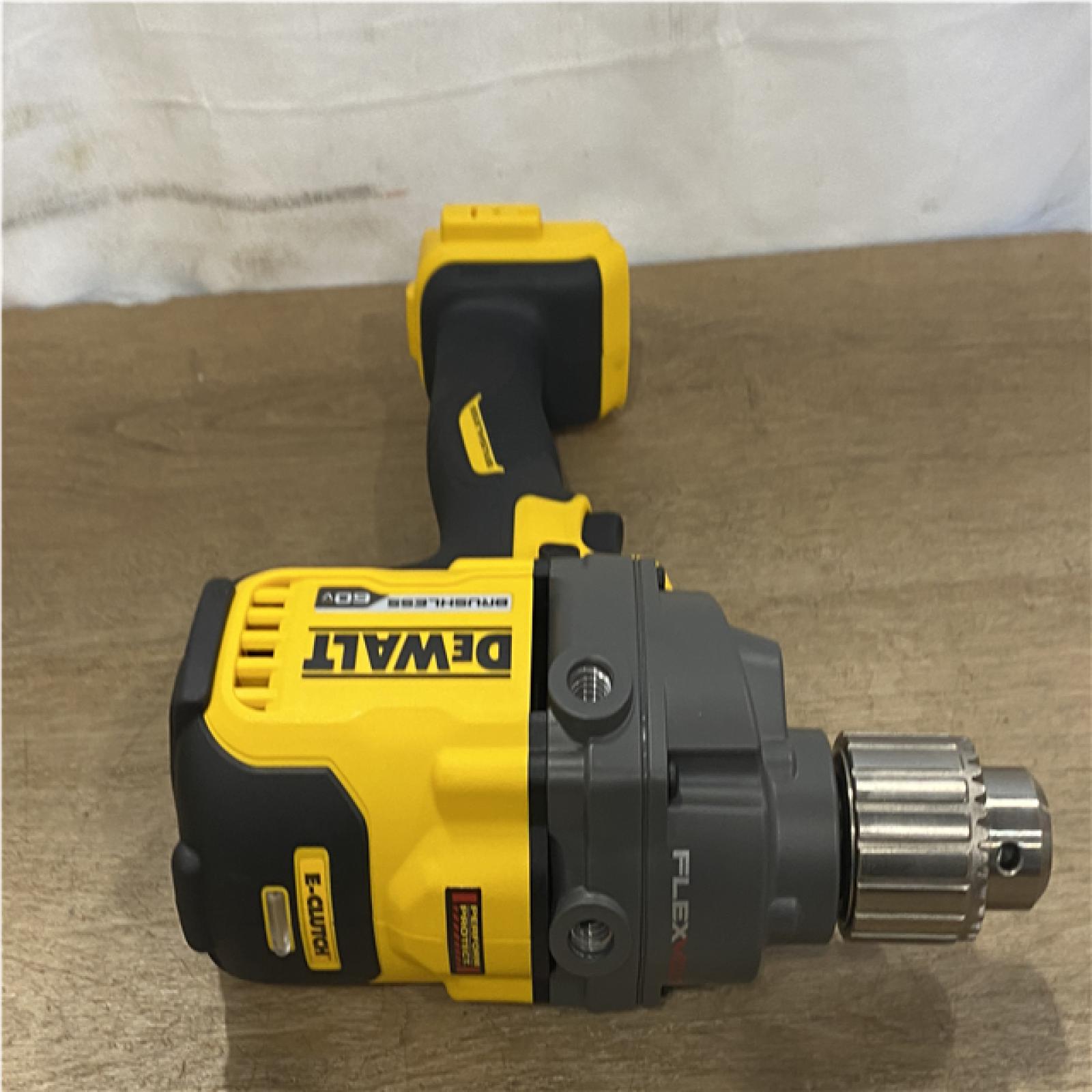 AS-IS DEWALT FLEXVOLT 60-Volt MAX Cordless Brushless 1/2 in. Mixer/Drill with E-Clutch (Tool-Only)