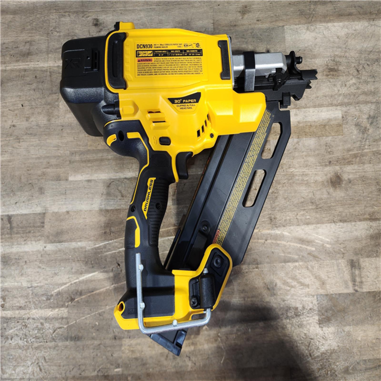 HOUSTON LOCATION - AS-IS DEWALT 20V 30 Degree Cordless Framing Nailer (Tool-Only)