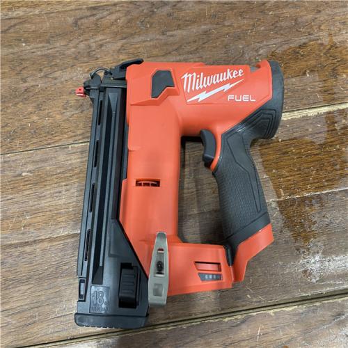 AS-IS M12 FUEL 12-Volt Lithium-Ion Brushless Cordless 18-Guage Compact Brad Nailer (Tool Only)