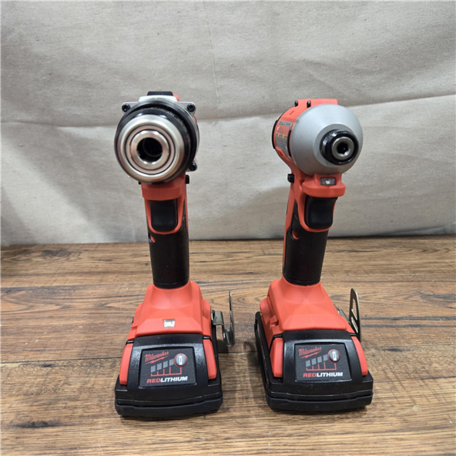 AS-IS Milwaukee M18 Compact Brushless 2-Tool Combo Kit