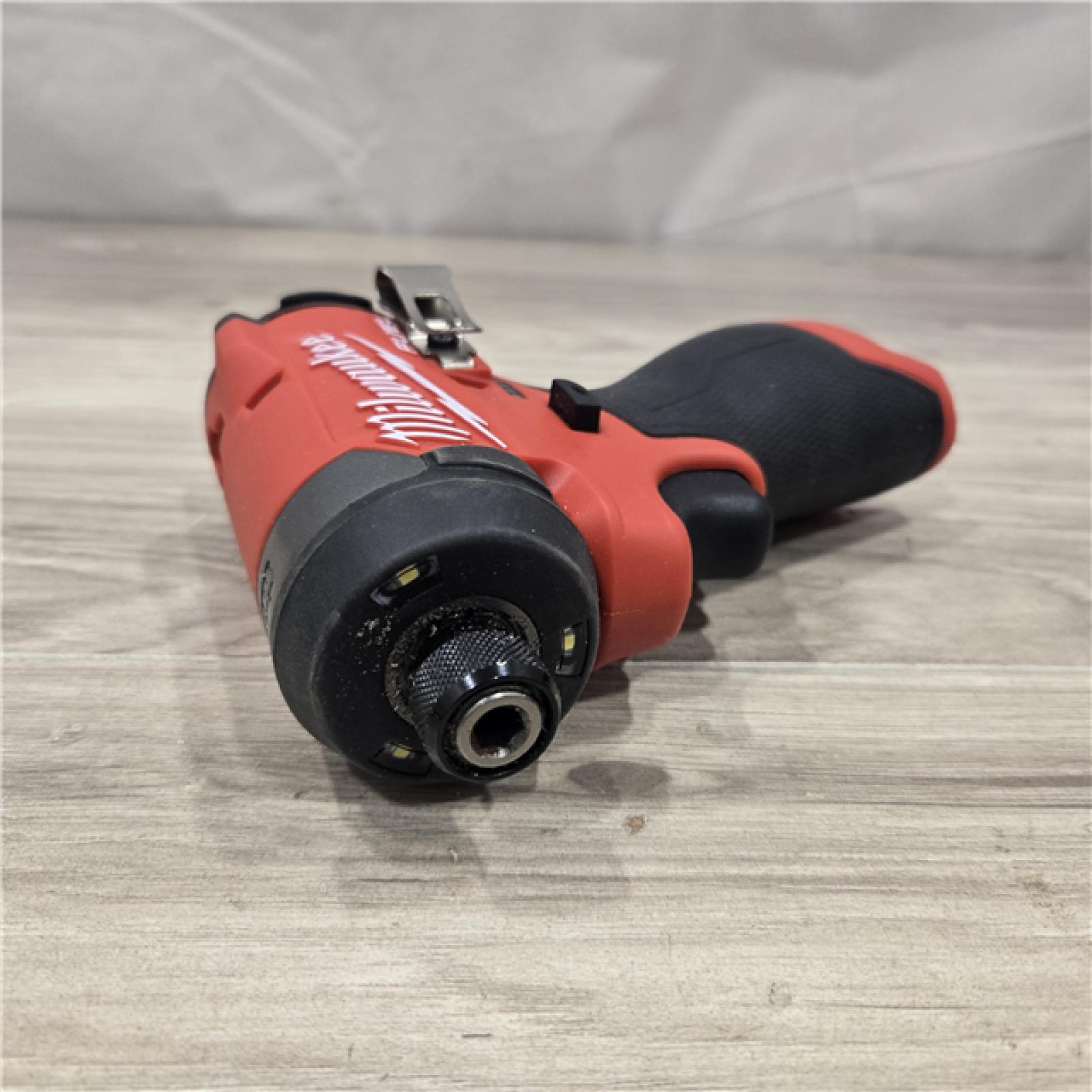 AS-IS Milwaukee M12 FUEL 12V Cordless 1/4 in. Hex Impact Driver Compact Kit